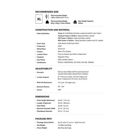 เก้าอี้เกมมิ่ง ANDA SEAT KAISER 4 6D XL PVC สีแดง_4