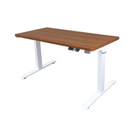 โต๊ะปรับระดับไฟฟ้า BEWELL TOP7-22 150 ซม. สีขาว/น้ำตาล_0