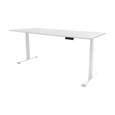 โต๊ะปรับระดับไฟฟ้า BEWELL TOP7-16 140 ซม. สีขาว_0