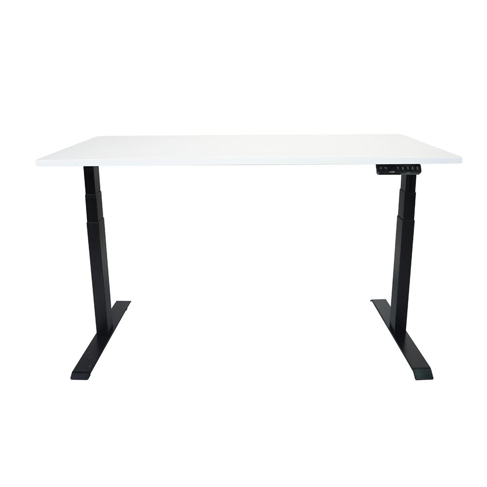 โต๊ะปรับระดับไฟฟ้า BEWELL TOP7-20 150 ซม. สีขาว/ดำ