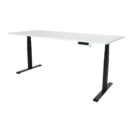 โต๊ะปรับระดับไฟฟ้า BEWELL TOP7-20 150 ซม. สีขาว/ดำ_0