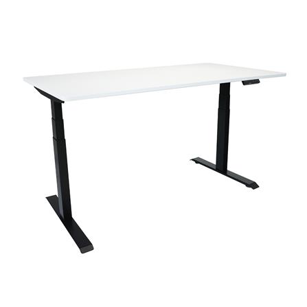 โต๊ะปรับระดับไฟฟ้า BEWELL TOP7-20 150 ซม. สีขาว/ดำ_2