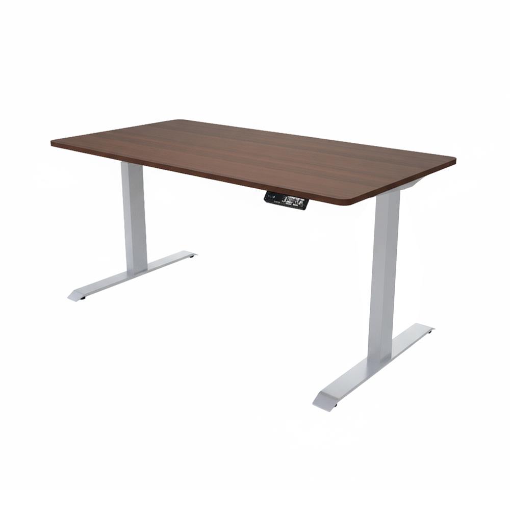 โต๊ะปรับระดับไฟฟ้า BEWELL TOP7-14 140 ซม. สีไม้วอลนัท/ขาว