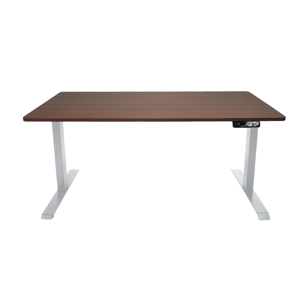 โต๊ะปรับระดับไฟฟ้า BEWELL TOP7-14 140 ซม. สีไม้วอลนัท/ขาว