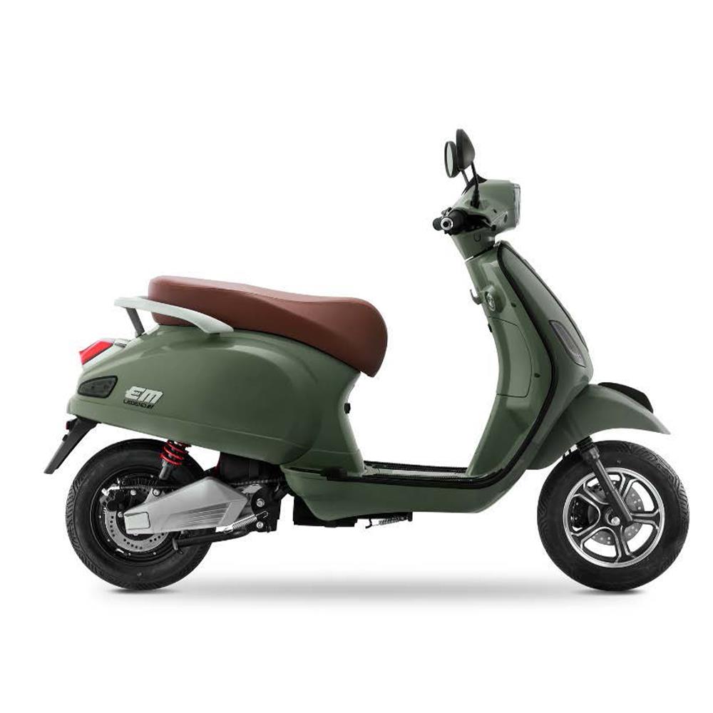 รถจักรยานยนต์ไฟฟ้า EM LEGEND 2000W สีเขียวฮันเตอร์