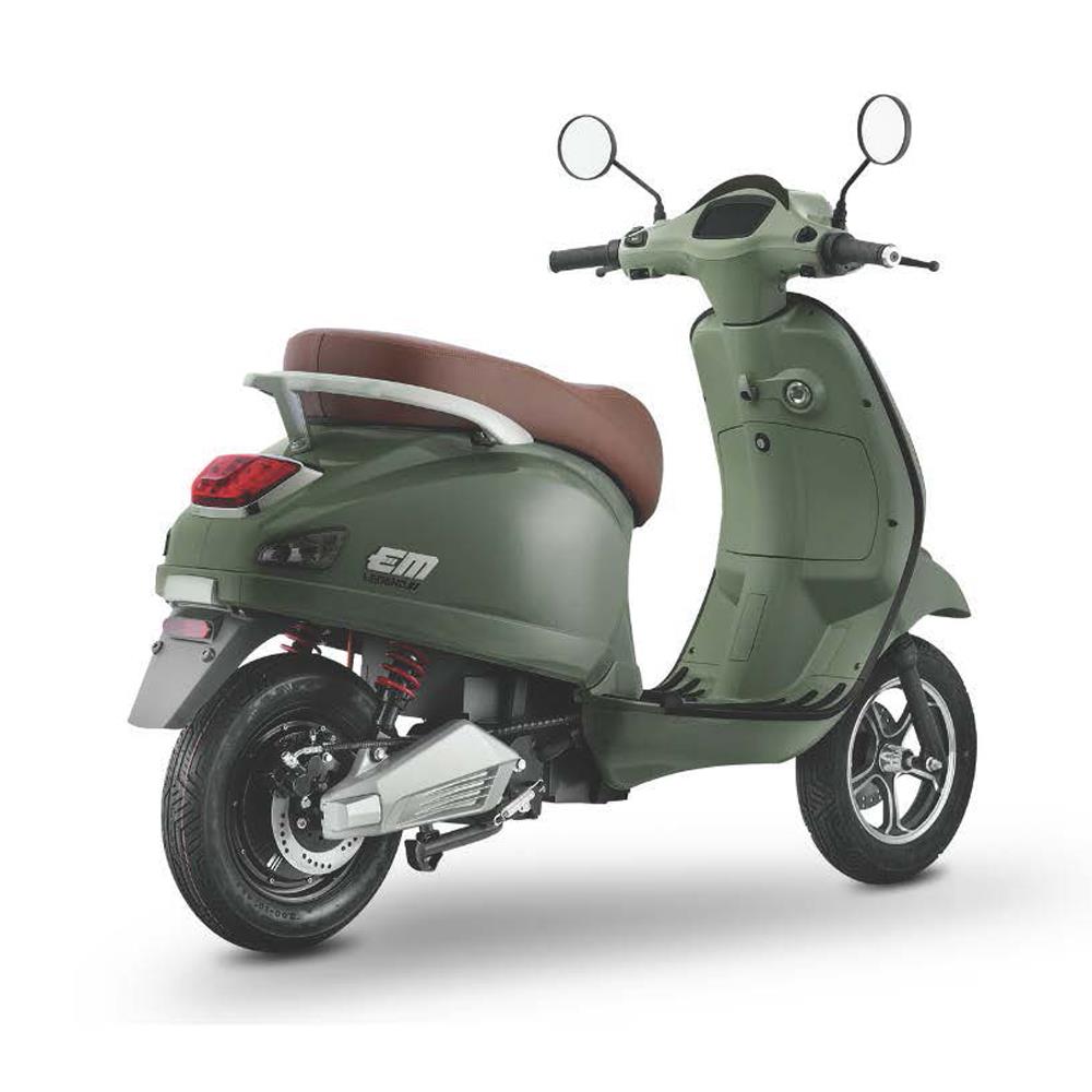 รถจักรยานยนต์ไฟฟ้า EM LEGEND 2000W สีเขียวฮันเตอร์