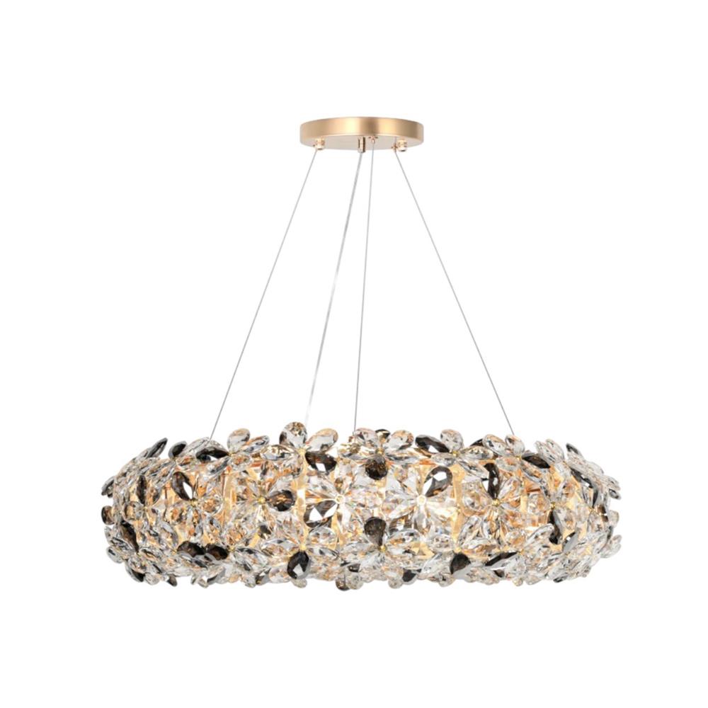 ไฟช่อ L&E 01-03173 สีทอง/ใส 8 หัว