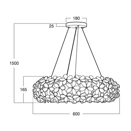 ไฟช่อ L&E 01-03173 สีทอง/ใส 8 หัว_2