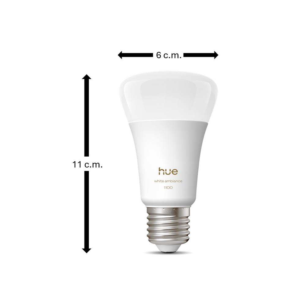 หลอด LED PHILIPS HUE 8.1 วัตต์ DAYLIGHT/COOL WHITE/WARM WHITE E27