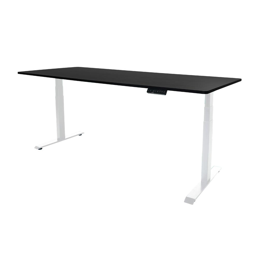 โต๊ะปรับระดับไฟฟ้า BEWELL TOP7-15 140 ซม. สีดำ/ขาว