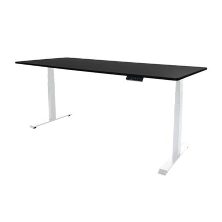 โต๊ะปรับระดับไฟฟ้า BEWELL TOP7-15 140 ซม. สีดำ/ขาว_0