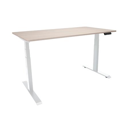 โต๊ะปรับระดับไฟฟ้า BEWELL TOP7-13 140 ซม. สีไม้โอ๊ค/ขาว_2