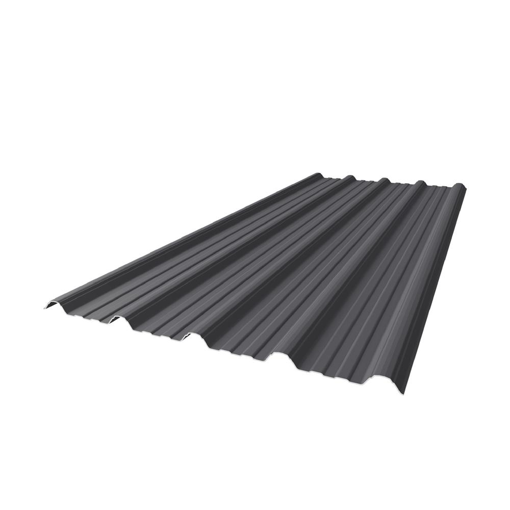 แผ่นหลังคาวินเทอร์ พลัส VG 83.6x300x2.4 ซม. สีเทา