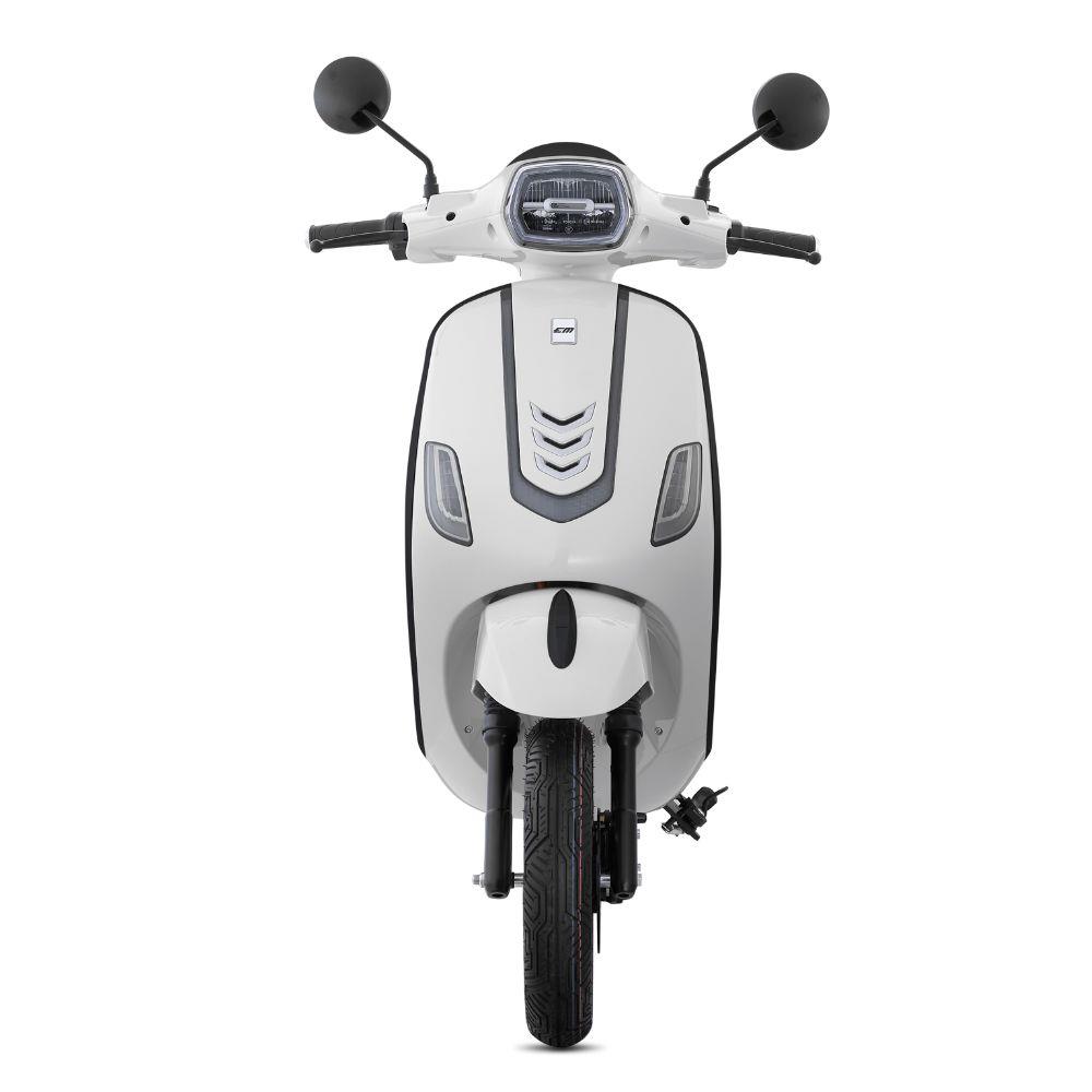รถจักรยานยนต์ไฟฟ้า EM LEGEND 2000W สีขาวสโนวี่