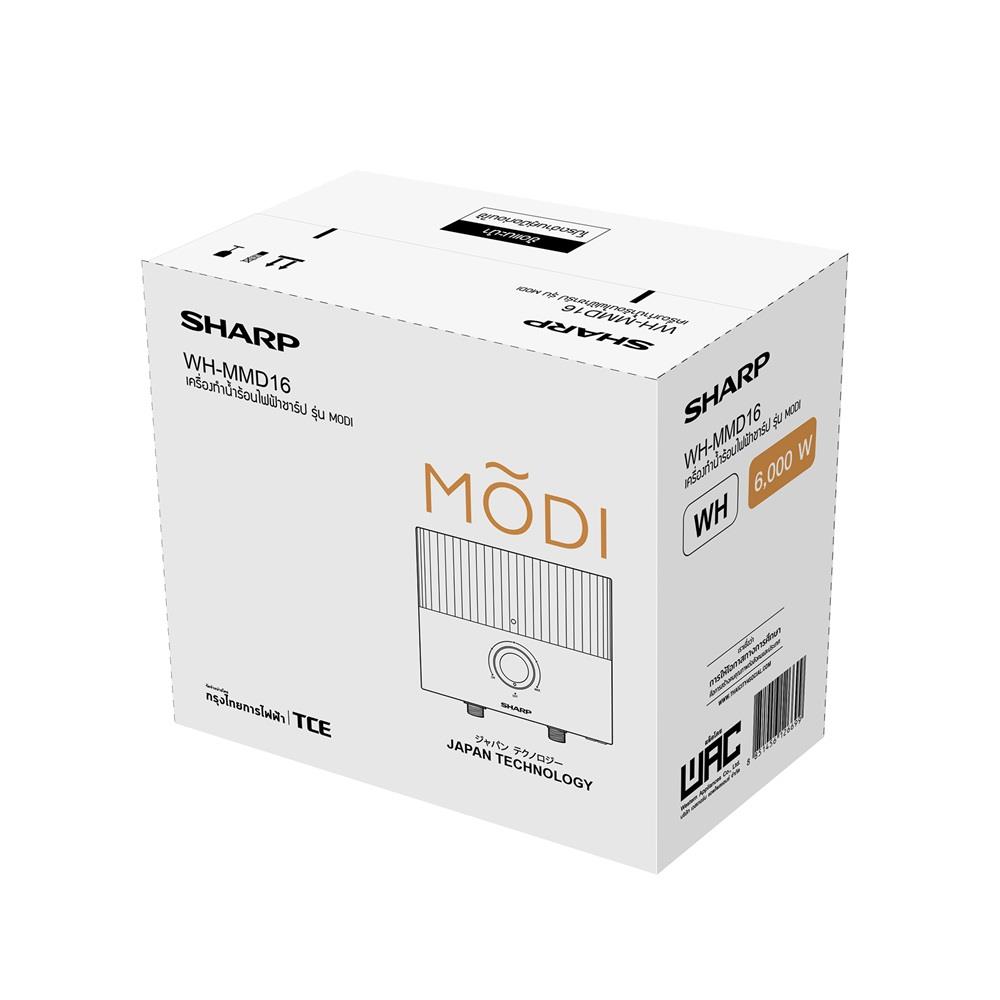 เครื่องทำน้ำร้อน SHARP WH-MMD16WH 6000 วัตต์ สีขาว