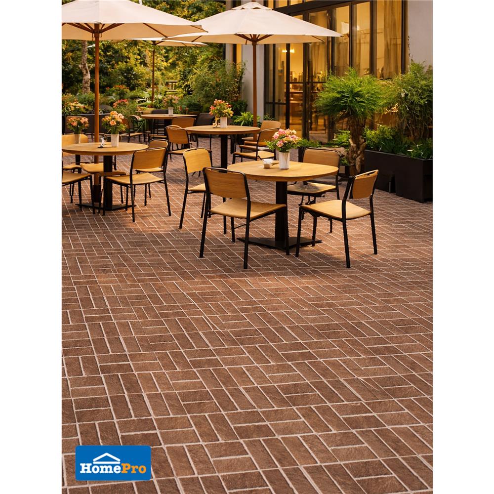 กระเบื้องพื้น 12X12 ซม. TARA ฮูร่า น้ำตาล A 1 ตร.ม.