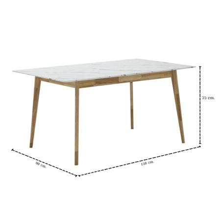 ชุดโต๊ะทานข้าว 4 ที่นั่ง KONCEPT BARI & LASTA 59063794 สีขาว_9