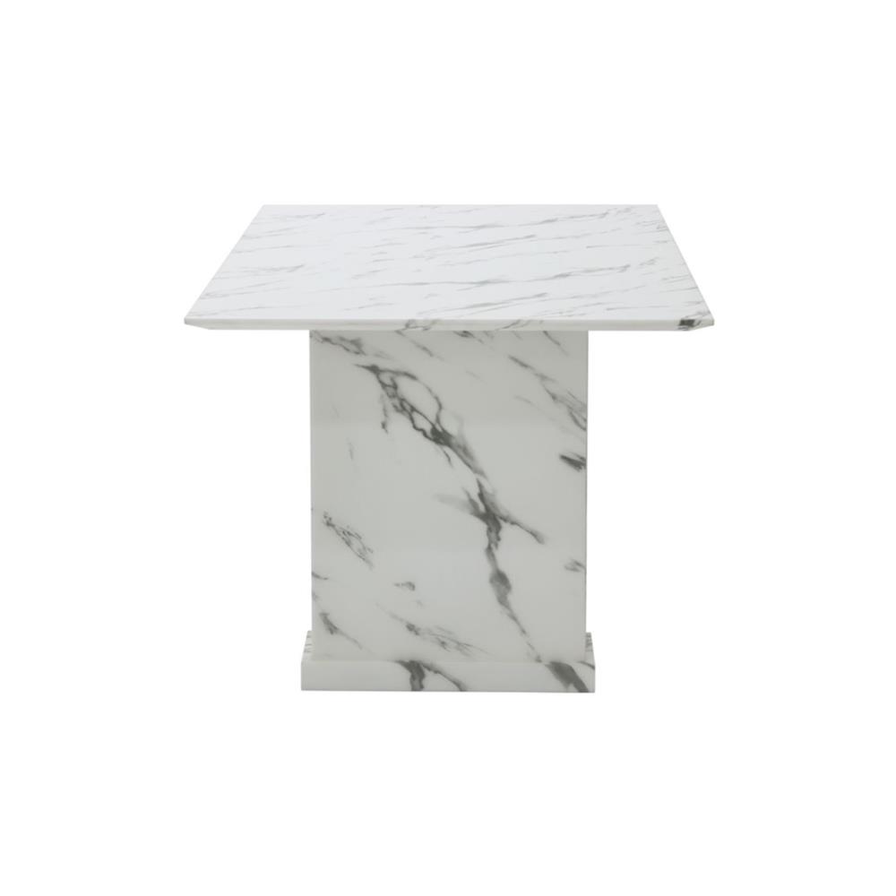 ชุดโต๊ะทานข้าว 4 ที่นั่ง SB FURNITURE BASHA & LASTA 59063632 สีขาว