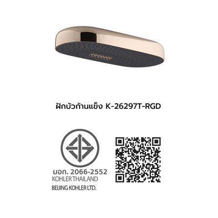 ฝักบัวก้านแข็ง เฉพาะหัว KOHLER K-26297T-RGD_3