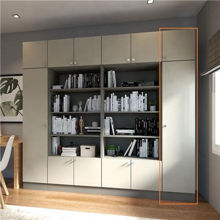 ตู้สูงบานเปิด KONCEPT CORTINI PLUS 19232976 40 ซม. สีครีม_2