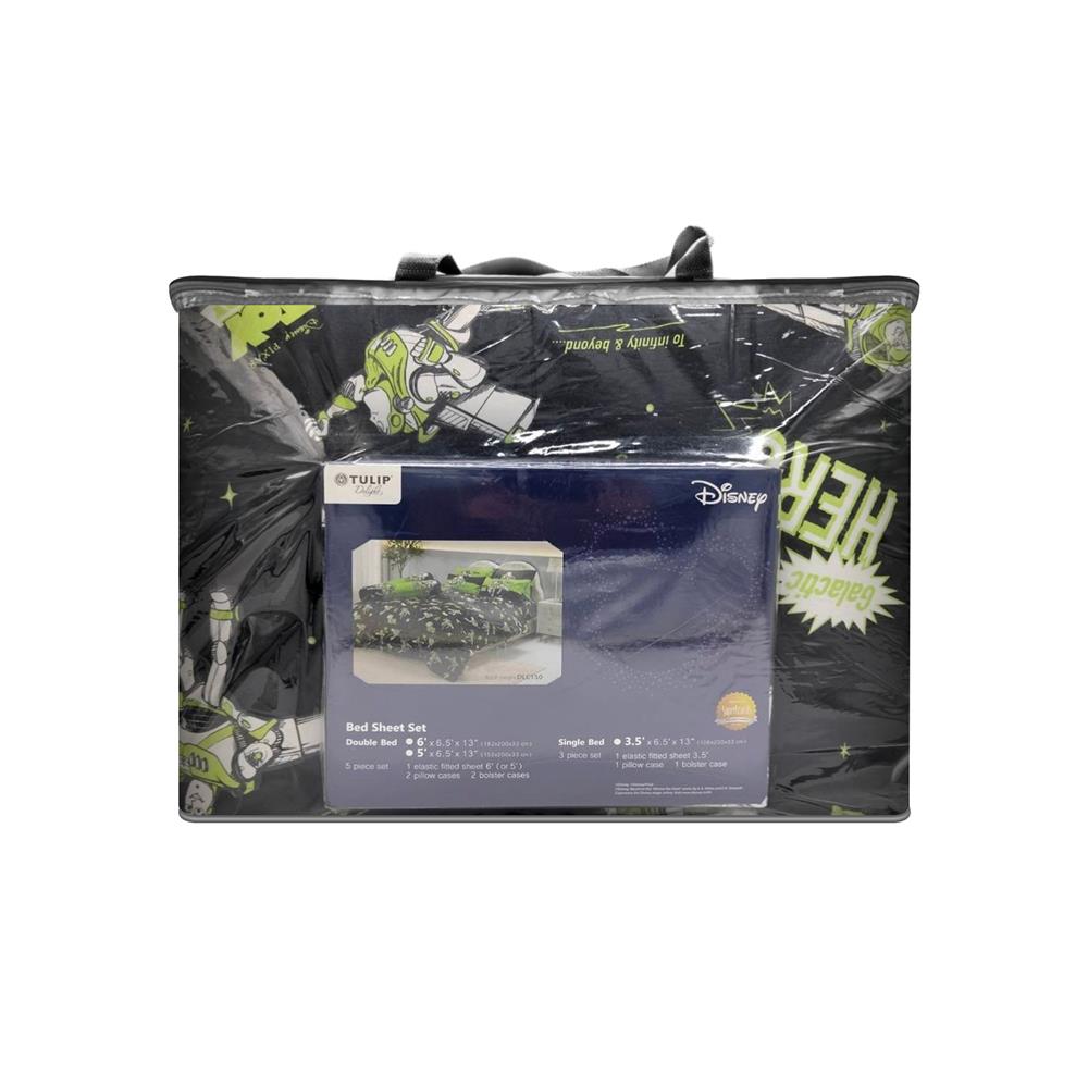 ชุดผ้าปูที่นอน 6 ฟุต (ชุด 6 ชิ้น) TULIP TOY STORY 60204-DLC150
