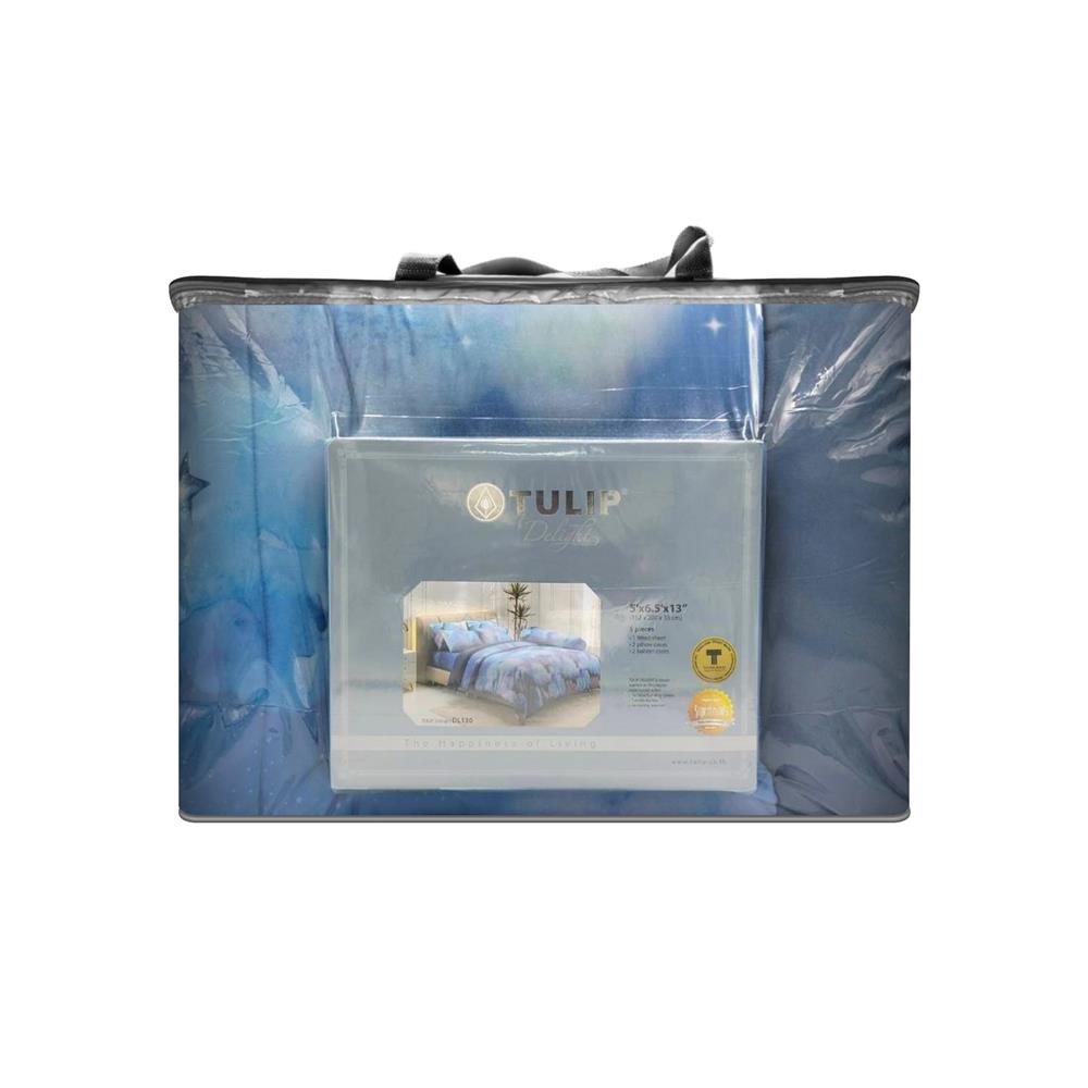 ชุดผ้าปูที่นอน 5 ฟุต (ชุด 6 ชิ้น) TULIP DELIGHT 60205-DL130