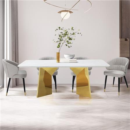 ชุดโต๊ะทานข้าว 4 ที่นั่ง SB FURNITURE SAVINA & VOLLY 59062564 สีขาว_9