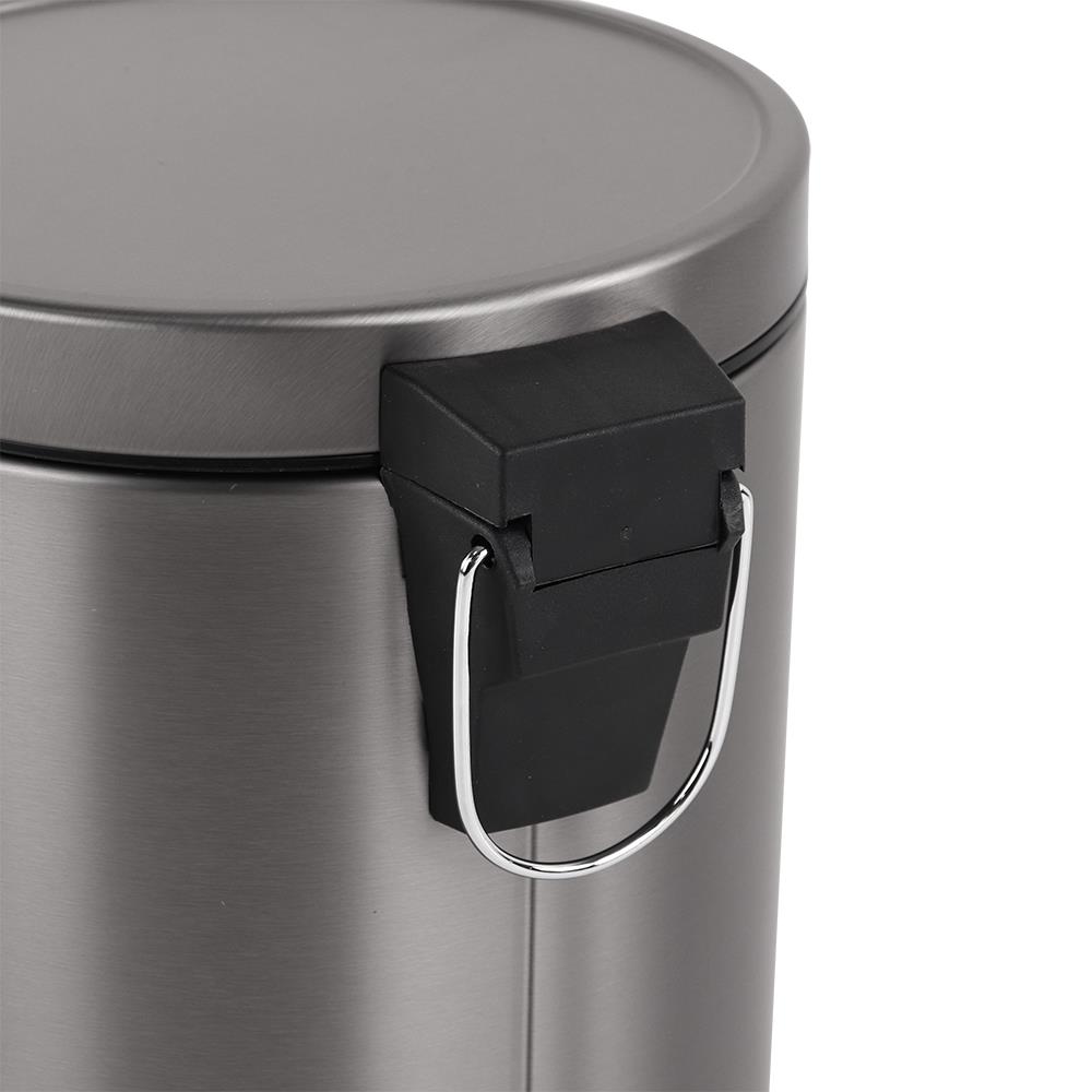 ถังขยะเหยียบกลม ACCO MODIO 5 ลิตร สีเงิน