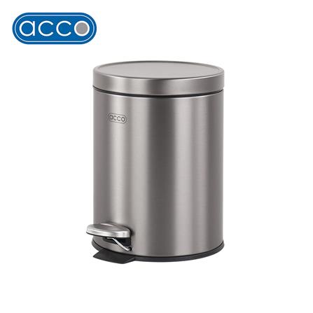 ถังขยะเหยียบกลม ACCO MODIO 5 ลิตร สีเงิน_0
