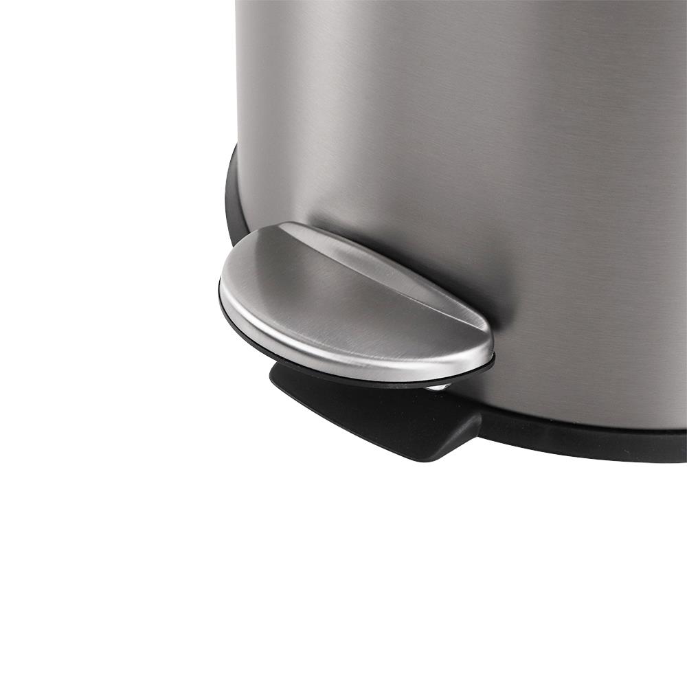 ถังขยะเหยียบกลม ACCO MODIO 30 ลิตร สีเงิน