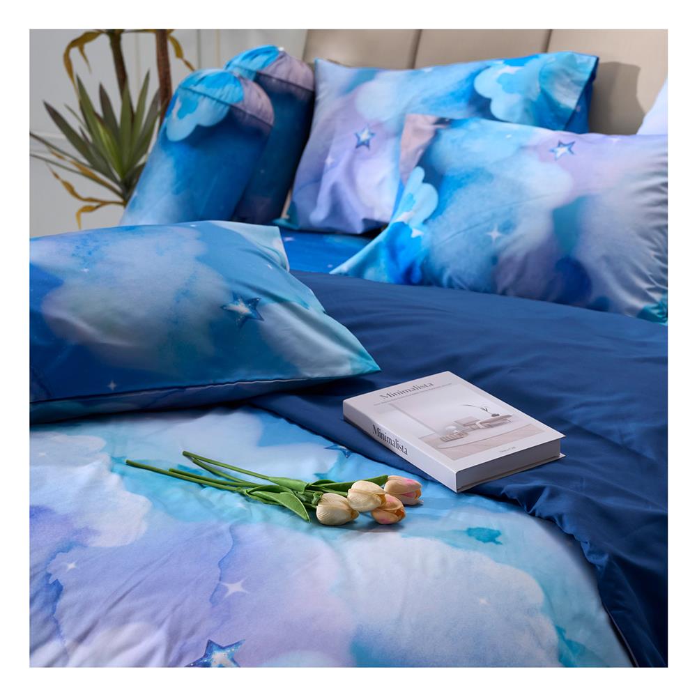 ชุดผ้าปูที่นอน 6 ฟุต (ชุด 6 ชิ้น) TULIP DELIGHT 60204-DL130