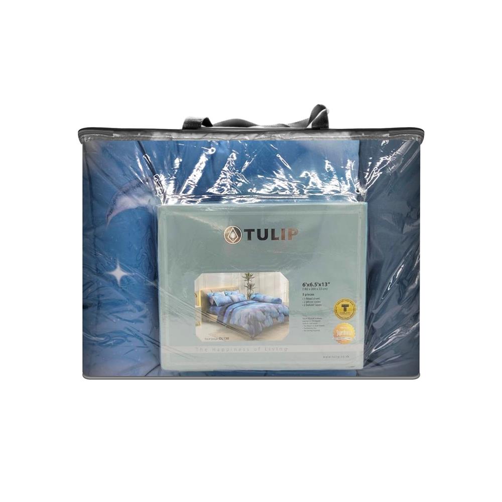 ชุดผ้าปูที่นอน 6 ฟุต (ชุด 6 ชิ้น) TULIP DELIGHT 60204-DL130