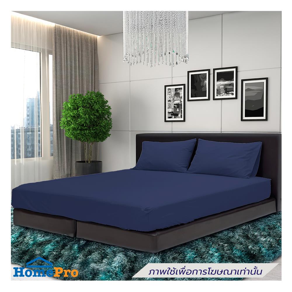 ชุดผ้าปูที่นอน 6 ฟุต (ชุด 5 ชิ้น) STEVENS PURE COTTON DN21NA