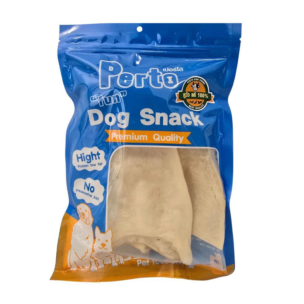 ขนมสุนัข PERTO COW EAR 100 ก.