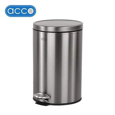 ถังขยะเหยียบกลม ACCO MODIO 12 ลิตร สีเงิน_0