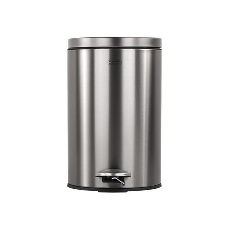 ถังขยะเหยียบกลม ACCO MODIO 12 ลิตร สีเงิน_1