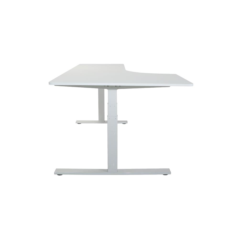 โต๊ะปรับระดับไฟฟ้า BEWELL TBS02 TOP09 160 ซม. สีขาว