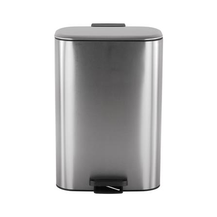ถังขยะเหยียบเหลี่ยม ACCO MODIO 30 ลิตร สีเงิน_1