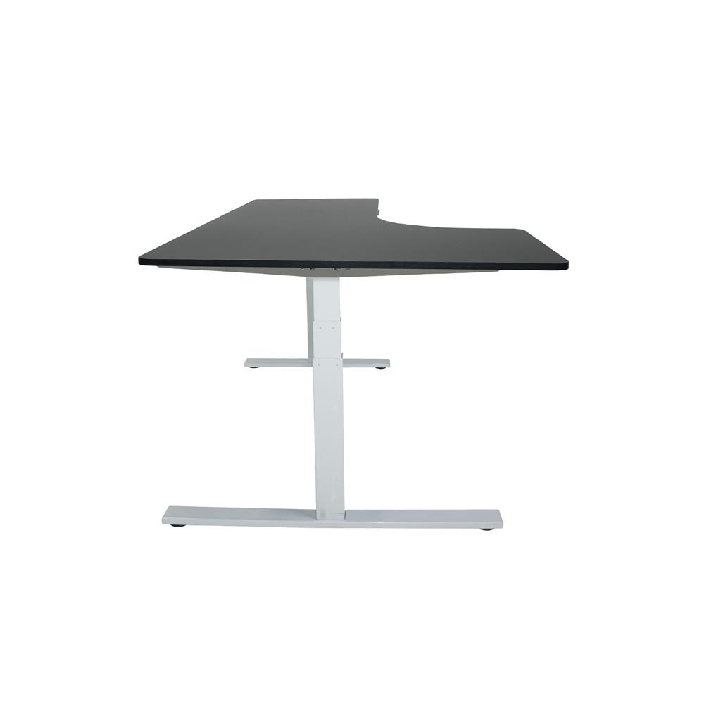 โต๊ะปรับระดับไฟฟ้า BEWELL TBS02 TOP09 160 ซม. สีดำ/ขาว