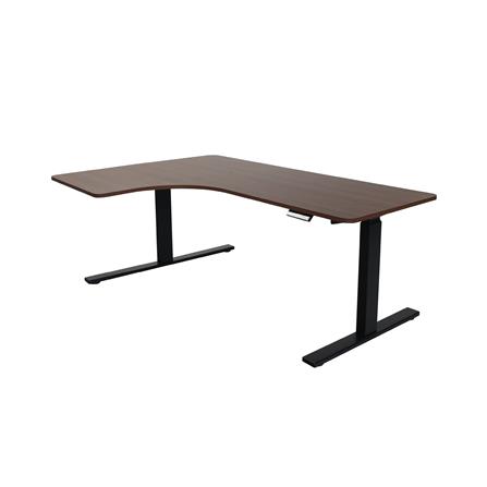 โต๊ะปรับระดับไฟฟ้า BEWELL TBS02 TOP0 180 ซม. สีน้ำตาล/ดำ_0