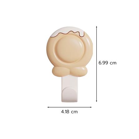 ขอแขวนกลมติดเทปกาว PLIM HTX-095 OR สีส้ม (แพ็ก 2 ชิ้น)_1