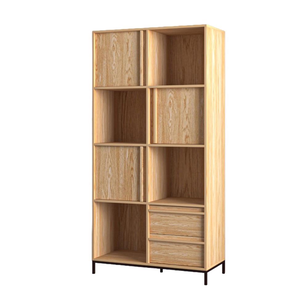 ตู้สูงบานผสม FURDINI NATURA 90 ซม. สีโอ๊ค