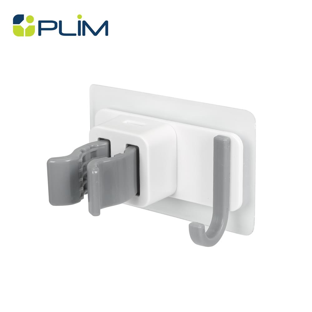 ขอแขวนไม้ถูพื้นติดเทปกาว PLIM HTX-069 สีขาว