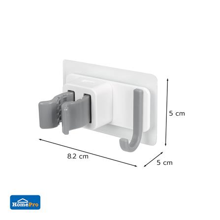 ขอแขวนไม้ถูพื้นติดเทปกาว PLIM HTX-069 สีขาว_4