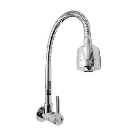 ก๊อกซิงค์เดี่ยวติดผนัง DONMARK GL-1461 สีโครม_0