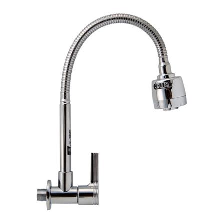 ก๊อกซิงค์เดี่ยวติดผนัง DONMARK GL-1461 สีโครม_1