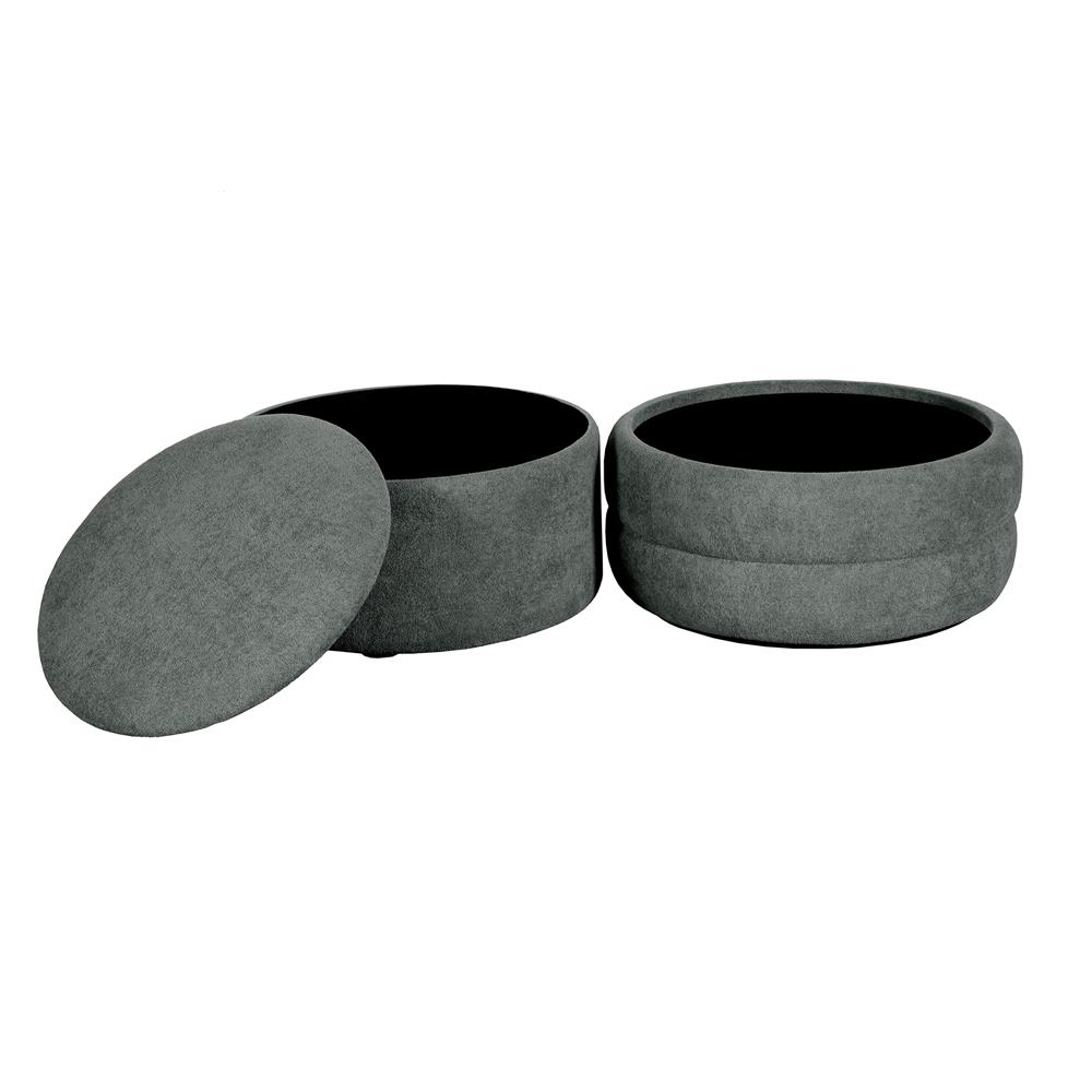 สตูลกลม SNAZZ CLOUDY สีเทา