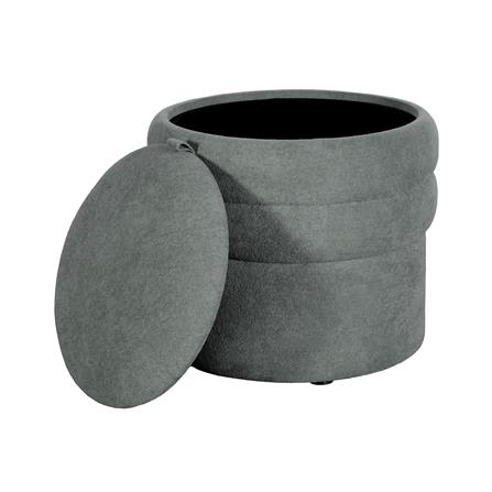 สตูลกลม SNAZZ CLOUDY สีเทา_1