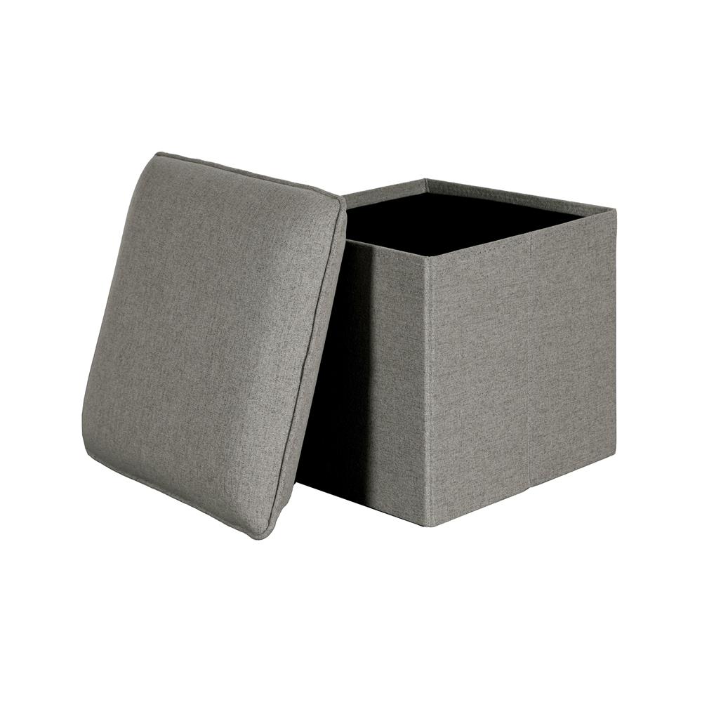 สตูลเหลี่ยม SNAZZ CLOUDY สีเทา