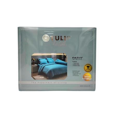 ชุดผ้าปูที่นอน 6 ฟุต (ชุด 5 ชิ้น)  TULIP DELIGHT 60056-DL597_3
